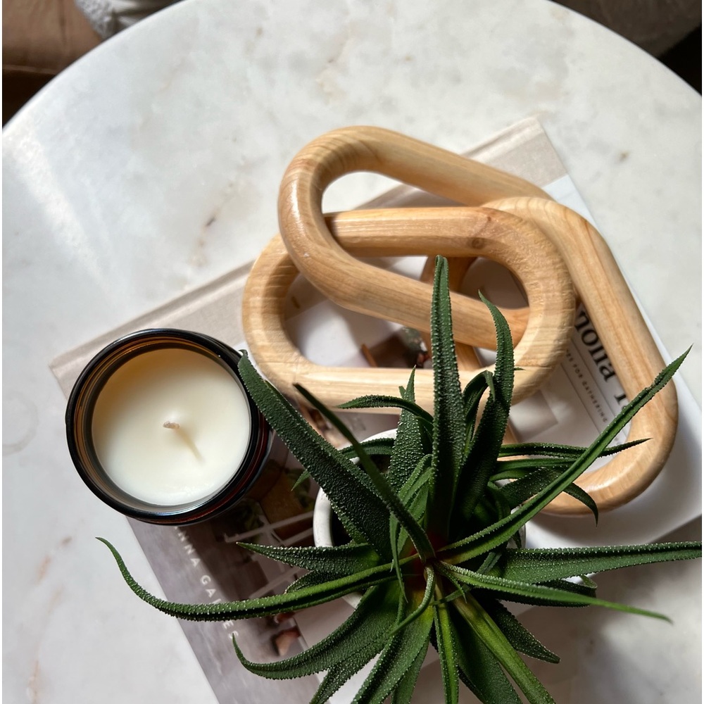Natural Wooden Link Table Decor Chain